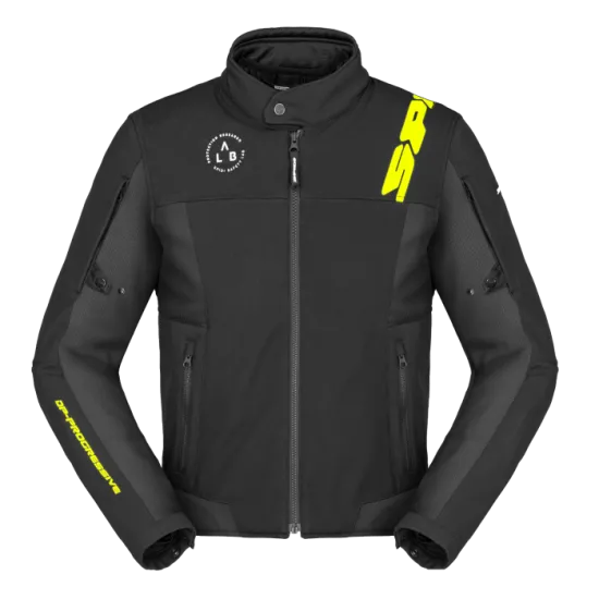 Текстилно мото яке SPIDI CORSA TEX BLACK/YELLOW - Текстилни якета от марка SPIDI