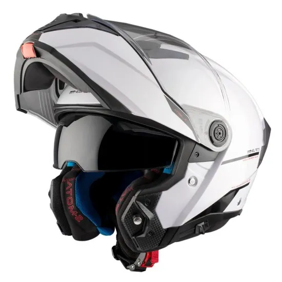 Отваряема каска MT ATOM 2 SV A0 WHITE - Туристически каски от марка MT