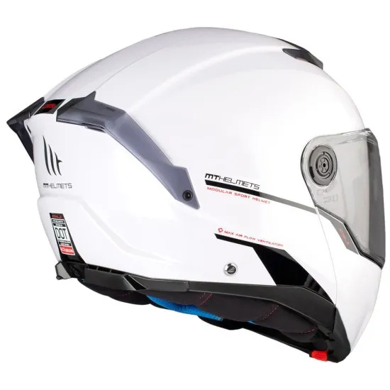 Отваряема каска MT ATOM 2 SV A0 WHITE - Туристически каски от марка MT