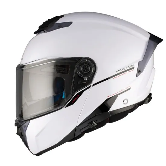 Отваряема каска MT ATOM 2 SV A0 WHITE - Туристически каски от марка MT