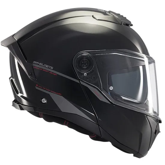 Отваряема каска MT ATOM 2 SV A1 BLACK с модерна спортна визия