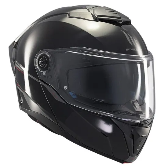 Отваряема каска MT ATOM 2 SV A1 BLACK с модерна спортна визия