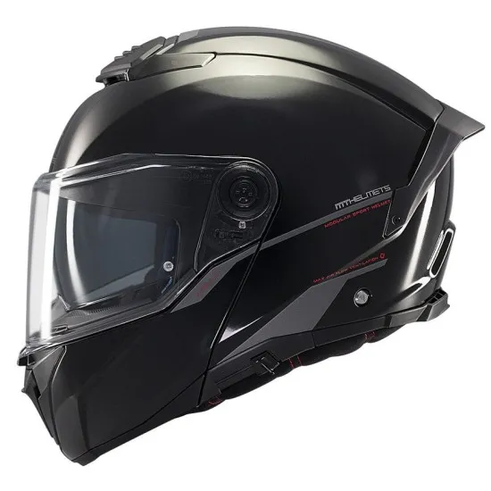 Отваряема каска MT ATOM 2 SV A1 BLACK с модерна спортна визия