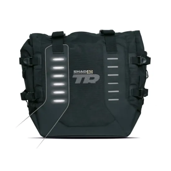 SHAD TERRA TR40 Soft Adventure Panniers - водоустойчиви мото дисаги с разширяем капацитет до 32 литра за дълги пътувания и приключения