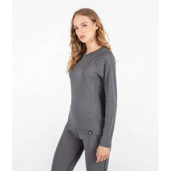 Дамско термо горнище KNOX Mia Dual Active LS Top Grey - Термо бельо от марка Knox