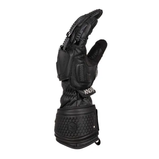 Кожени ръкавици KNOX Handroid All Black Mk5 - Кожени ръкавици за мотор от марка Knox