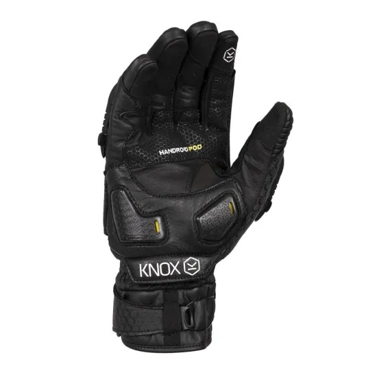 Ръкавици KNOX Armour Handroid POD All Black Mk5 - Кожени ръкавици за мотор от марка Knox
