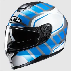 Каска HJC C70N HOLT WHITE/BLUE