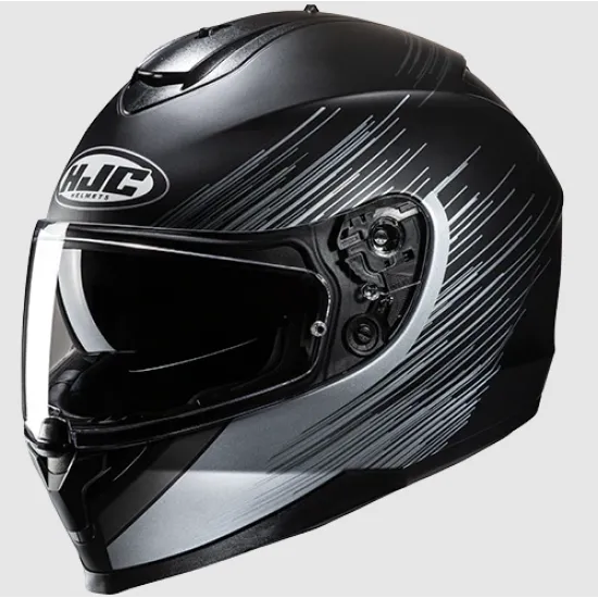 Каска HJC C70N Sway Black/Silver – лека каска с вградени очила