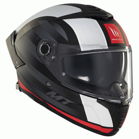 MT THUNDER 4 SV TREADS B5 MATT GREY/RED – каска с Bluetooth съвместимост и ECE 22.06 сертификат