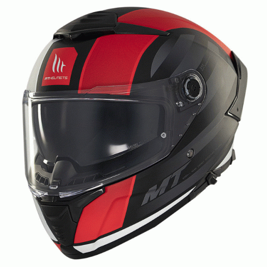 MT THUNDER 4 SV TREADS B5 MATT GREY/RED – каска с Bluetooth съвместимост и ECE 22.06 сертификат