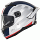 MT THUNDER 4 SV TREADS C7 GLOSS WHITE/BLUE/RED – каска с вградени слънчеви очила и ECE 22.06 сертификат