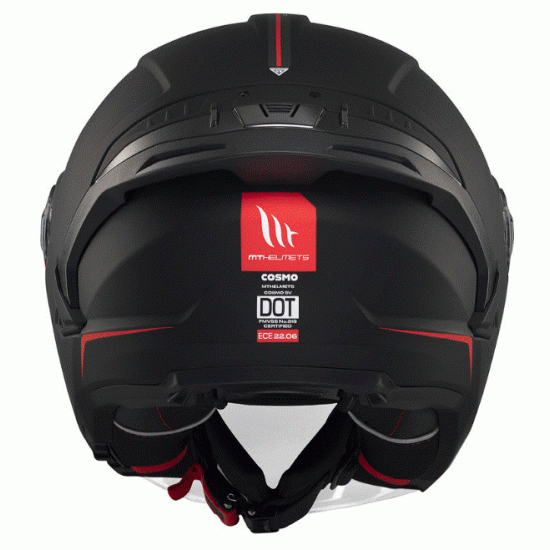 Скутер каска MT COSMO SV SOLID A1 MATT BLACK - Каски за скутер от марка MT