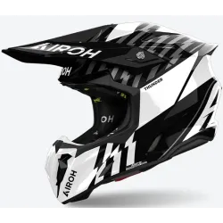 Мотокрос каска AIROH TWIST 3 THUNDER BLACK/WHITE