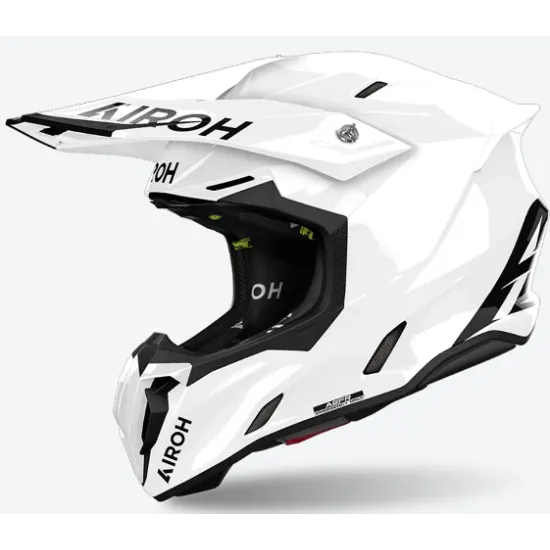 Мотокрос каска AIROH TWIST 3 WHITE GLOSS - Мотокрос каски от марка AIROH