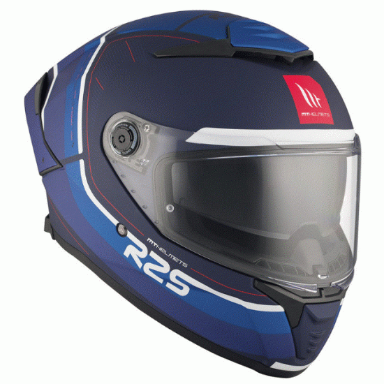 MT THUNDER 4 SV R25 C7 MATT BLUE – каска с Bluetooth съвместимост и ECE 22.06 сертификат