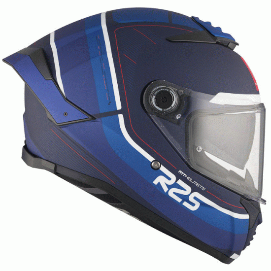 MT THUNDER 4 SV R25 C7 MATT BLUE – каска с Bluetooth съвместимост и ECE 22.06 сертификат