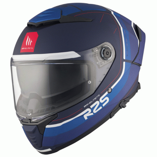 MT THUNDER 4 SV R25 C7 MATT BLUE – каска с Bluetooth съвместимост и ECE 22.06 сертификат