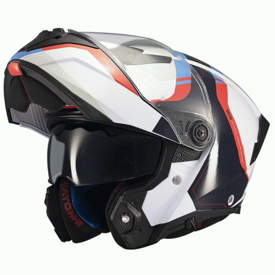Отваряема каска MT ATOM 2 SV EMALLA C7 GLOSS с гланцов дизайн и Emalla C7 графики