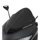 Тъмна спортна слюда AEROSPORT монтирана на Yamaha T-MAX с логото Barracuda и аеродинамична форма