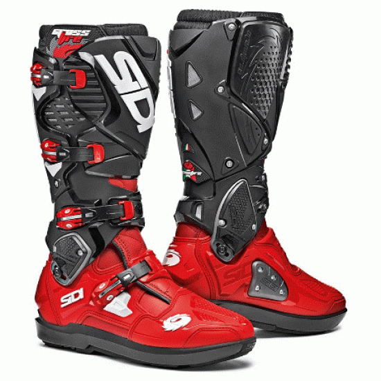 Мотокрос ботуши SIDI CROSSFIRE 3 SRS RED/RED/BLACK - Мотокрос ботуши от марка SIDI