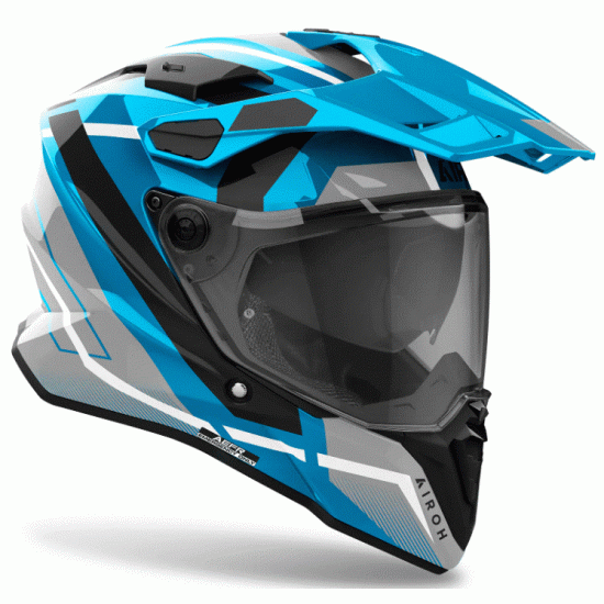 Каска AIROH Commander 2 Mavick Cerulean Blue – безопасност, стил и функционалност