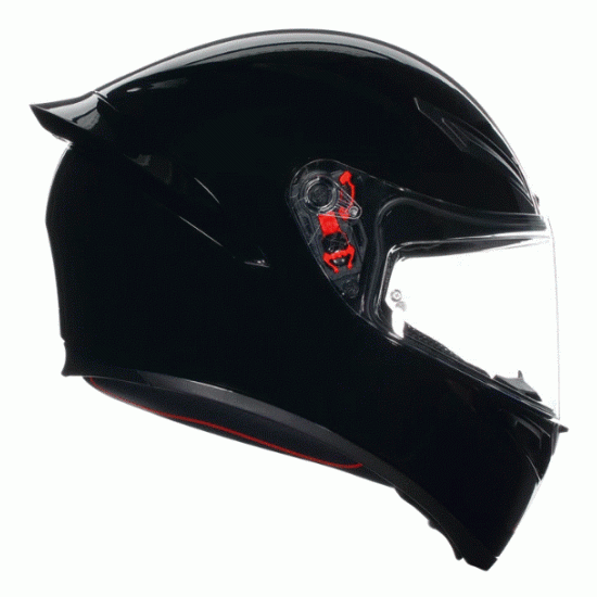 AGV K1 S E2206 BLACK GLOSS – елегантна спортна мото каска с аеродинамичен дизайн