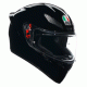 AGV K1 S E2206 BLACK GLOSS – елегантна спортна мото каска с аеродинамичен дизайн
