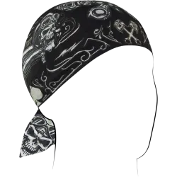 Кърпа за глава FLYDANNA COTN BIKER SKULL