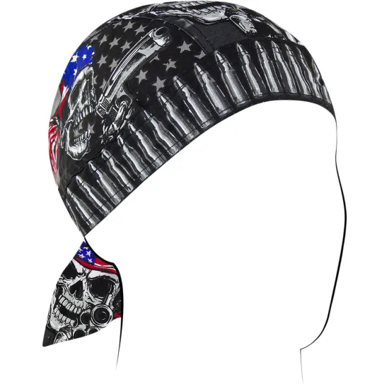 Кърпа за глава FLYDANNA COTN USA GUNSKL - Бонета и кърпи от марка ZANheadgear