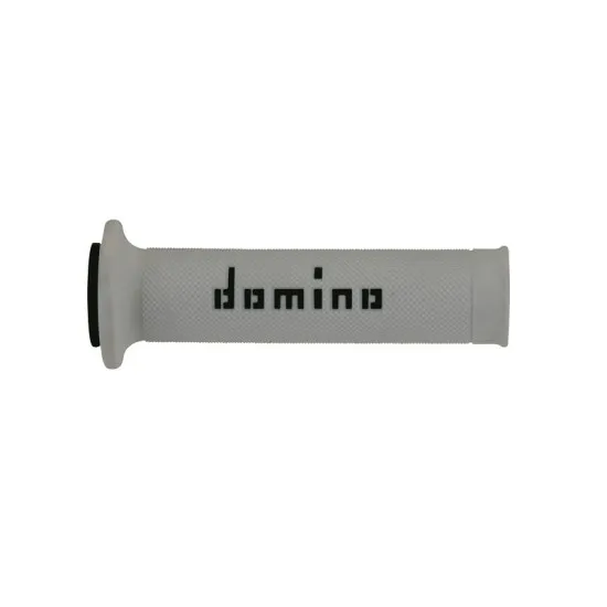Domino A010 Grips No Waffle бял с черно ръкохватки за мотор