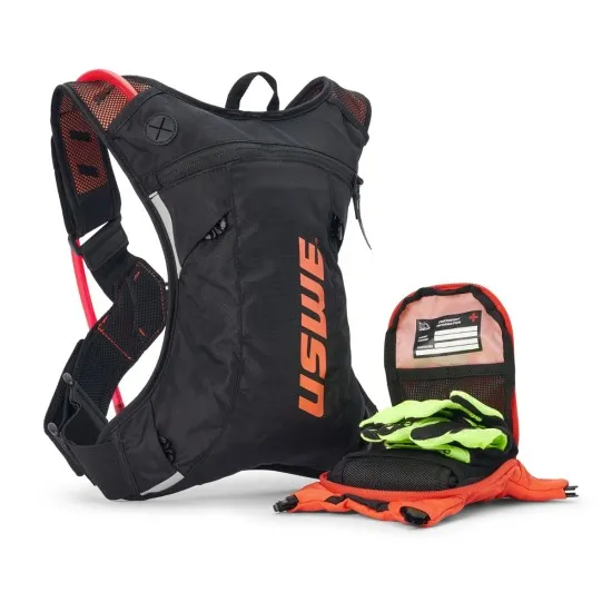 Хидраторна раница USWE Moto Hydro 3L Hydration Pack Orange за ендуро и хидратация