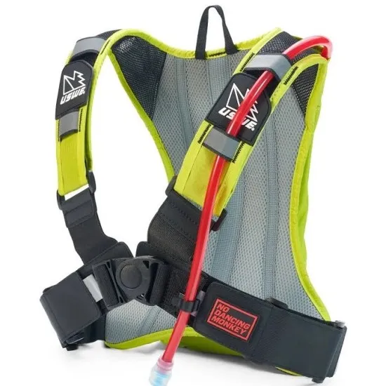 Хидраторна раница USWE Outlander 3L Hydration Pack Crazy Yellow за планинско колоездене и хард ендуро
