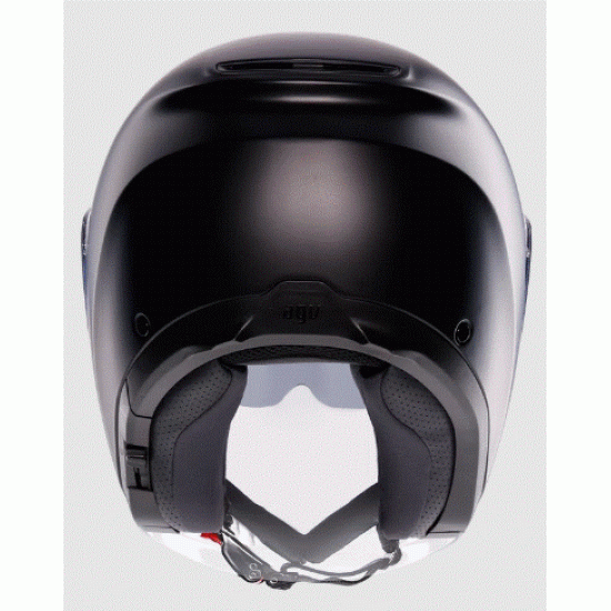 Каска за скутер AGV IRIDES BLACK MATT с модерен дизайн и сертификация ECE 2206