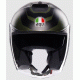 Каска за скутер AGV IRIDES SAKAI MATT GREEN/BLACK с ECE2206 сертификация