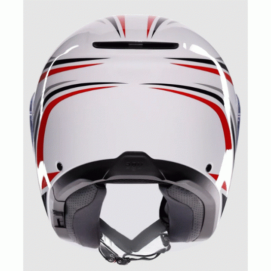 Каска за скутер AGV IRIDES TOLOSA BLACK/GREY/RED с ECE2206 сертификация