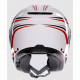 Каска за скутер AGV IRIDES TOLOSA BLACK/GREY/RED с ECE2206 сертификация