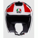 Каска за скутер AGV IRIDES TOLOSA BLACK/GREY/RED с ECE2206 сертификация