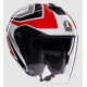 Каска за скутер AGV IRIDES TOLOSA BLACK/GREY/RED с ECE2206 сертификация