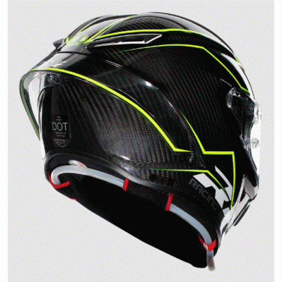 Мото каска AGV PISTA GP RR PERFORMANTE CARBON/YELLOW FLUO с FIM хомологация