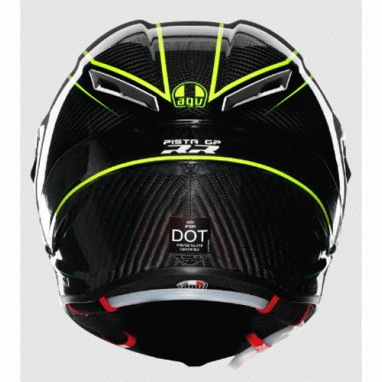 Мото каска AGV PISTA GP RR PERFORMANTE CARBON/YELLOW FLUO с FIM хомологация