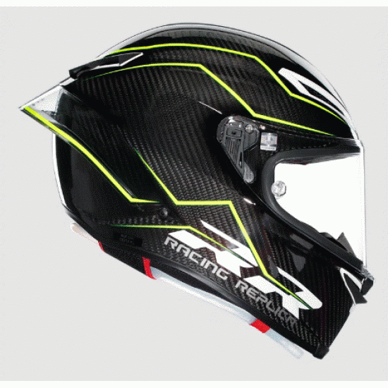Мото каска AGV PISTA GP RR PERFORMANTE CARBON/YELLOW FLUO с FIM хомологация