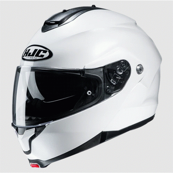 Отваряема каска HJC C91N PEARL WHITE - Туристически каски от марка HJC