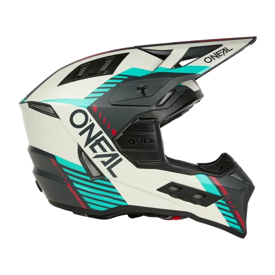 O'NEAL EX-SRS HITCH BLACK/GRAY V.24 – ендуро каска с IPX защита, GoPro стойка и вентилация