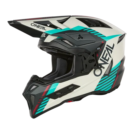 O'NEAL EX-SRS HITCH BLACK/GRAY V.24 – ендуро каска с IPX защита, GoPro стойка и вентилация
