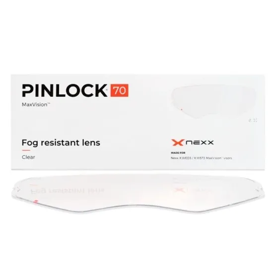 PINLOCK 70 CLEAR за каска NEXX X.WED3, противозамъгляваща плака