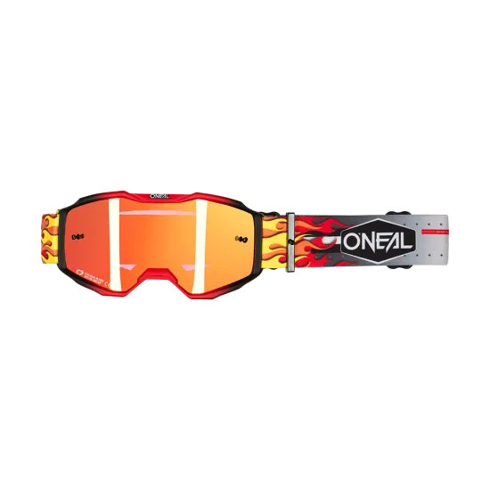 Мотокрос очила O'NEAL B-10 HR MULTI - RADIUM RED V.25 с трислойна пяна и UV защита