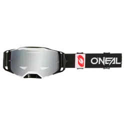 Мотокрос очила O'NEAL B-33 BOLD BLACK/WHITE - SILVER MIRROR