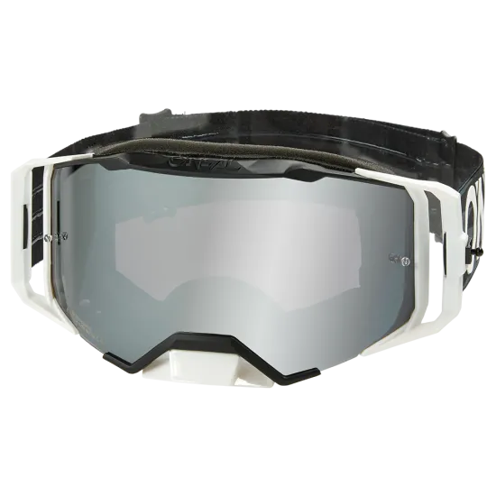 Мотокрос очила O'NEAL B-33 ICTUS BLACK/WHITE - GRAY с трислойна пяна и UV защита