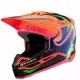 Детска мотокрос каска ALPINESTARS SM3 DEEGAN OR/PU - Защита и комфорт за младежи